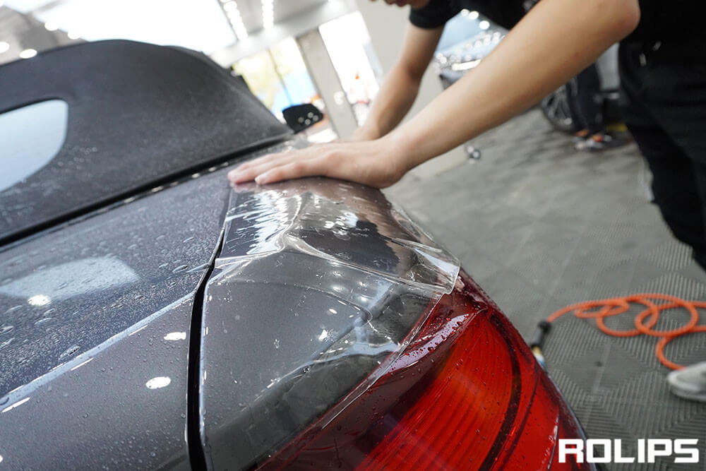 車衣怎么貼？汽車貼車衣詳細(xì)步驟流程教程（5）